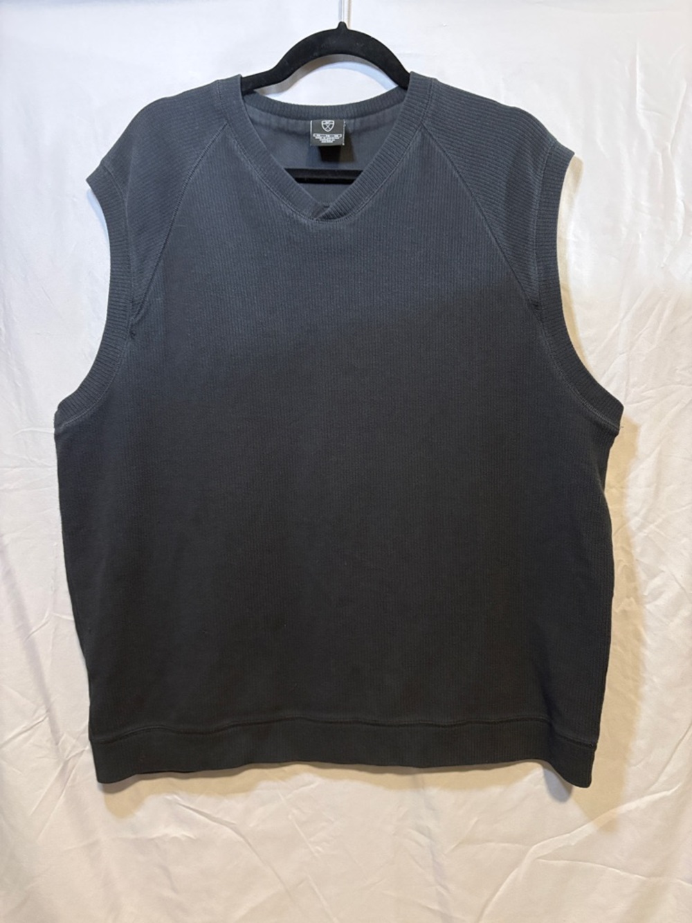 Nike Golf Black Sleeveless V-Neck Knit Sweatshirt Vest